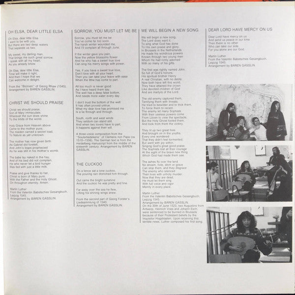 Bären Gässlin : Das Thut Dem Alten Drachen Zorn (LP, Album)