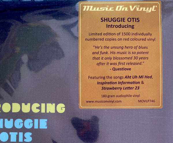 Shuggie Otis : Introducing Shuggie Otis (LP, Comp, Ltd, Num, RP, 180)