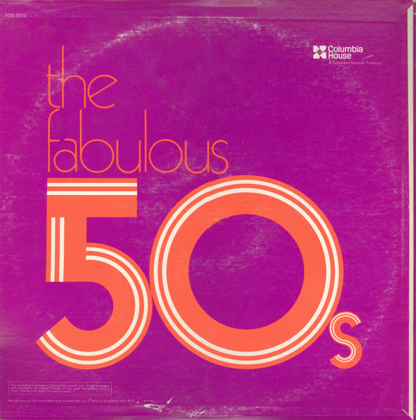 Various : The Fabulous 50s (2xLP, Comp, Club, Col)