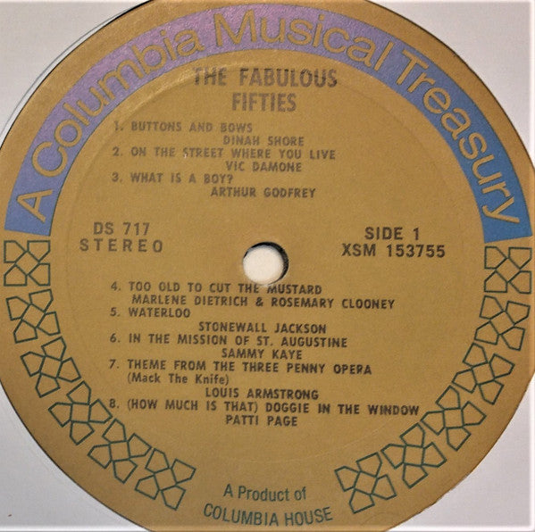 Various : The Fabulous 50s (2xLP, Comp, Club, Col)