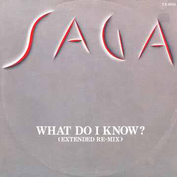 Saga (3) : What Do I Know? (12", Single)