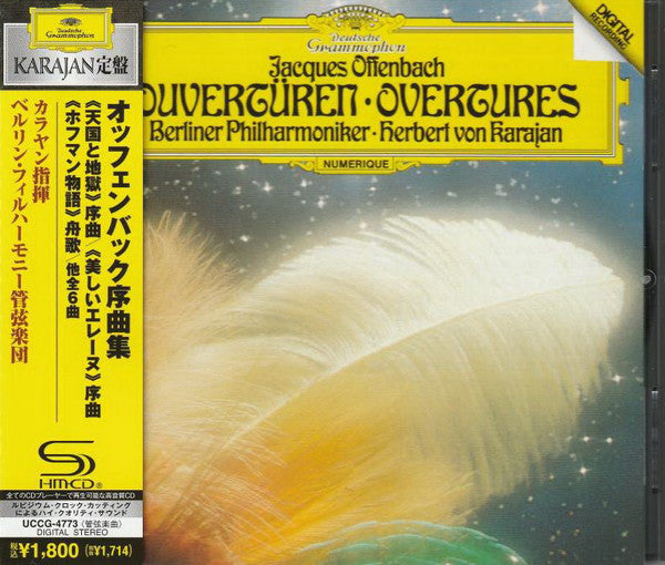 Jacques Offenbach / Berliner Philharmoniker, Herbert von Karajan : Ouvertüren = Overtures (CD, Album, RE, SHM)