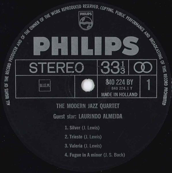 The Modern Jazz Quartet Guest Star Laurindo Almeida : The Modern Jazz Quartet Guest Star Laurindo Almeida (LP, Album)