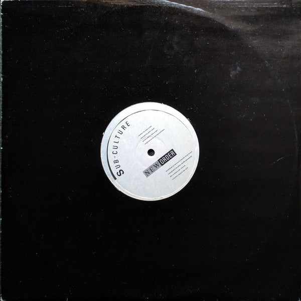 New Order : Sub-Culture (12", Single)