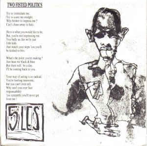 5 Les : Two Fisted Politics (7")