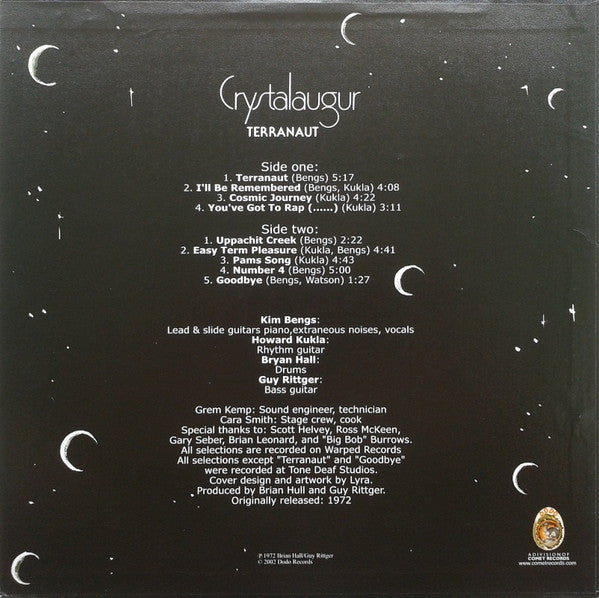 Crystalaugur : Terranaut (LP, Album, RE)