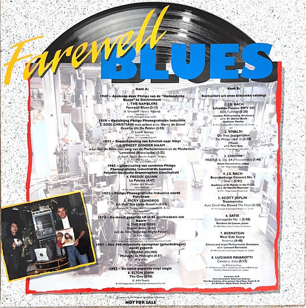 Various : Farewell Blues (LP, Comp, Promo)