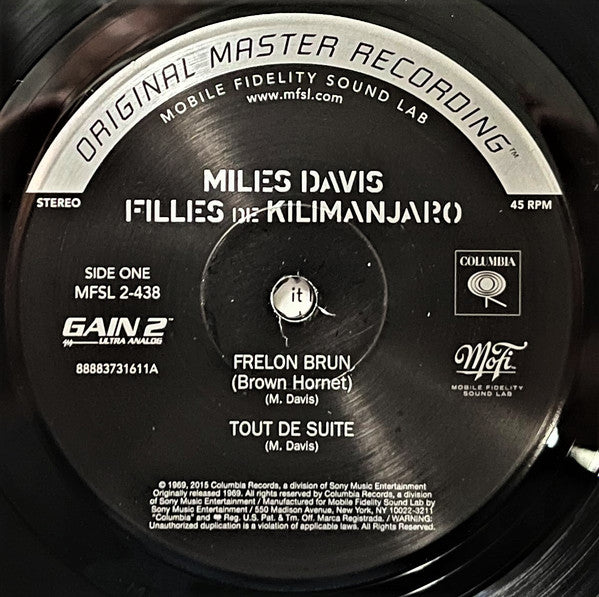 Miles Davis : Filles De Kilimanjaro (2xLP, Album, Ltd, Num, RE, RM, Gat)