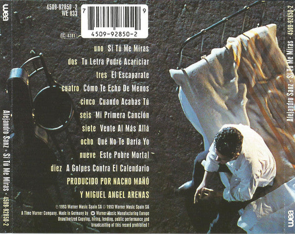 Alejandro Sanz : Si Tú Me Miras (CD, Album)