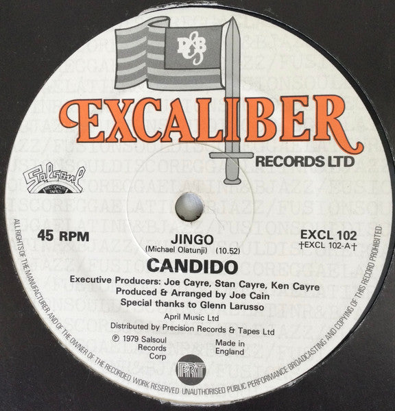Candido : Jingo (12", Single, Lyn)