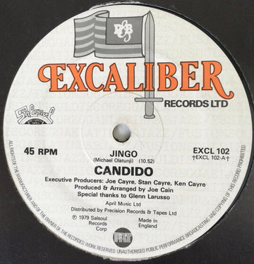Candido : Jingo (12", Single, Lyn)