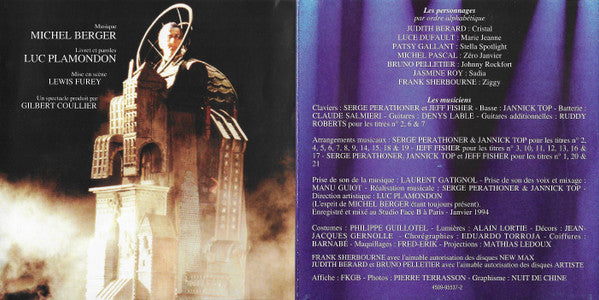 Michel Berger & Luc Plamondon : Starmania (Mogador 94) (CD, Album)