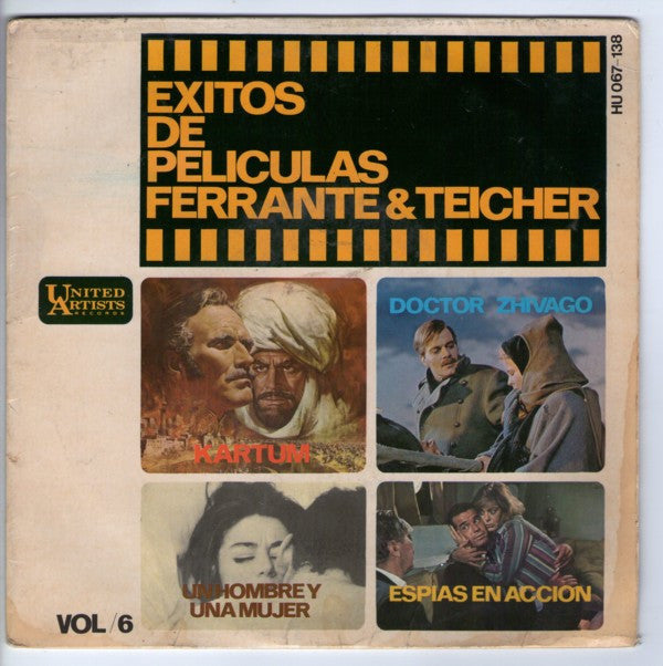 Ferrante & Teicher : Grandes Exitos De Peliculas Vol. 6 (7", EP)