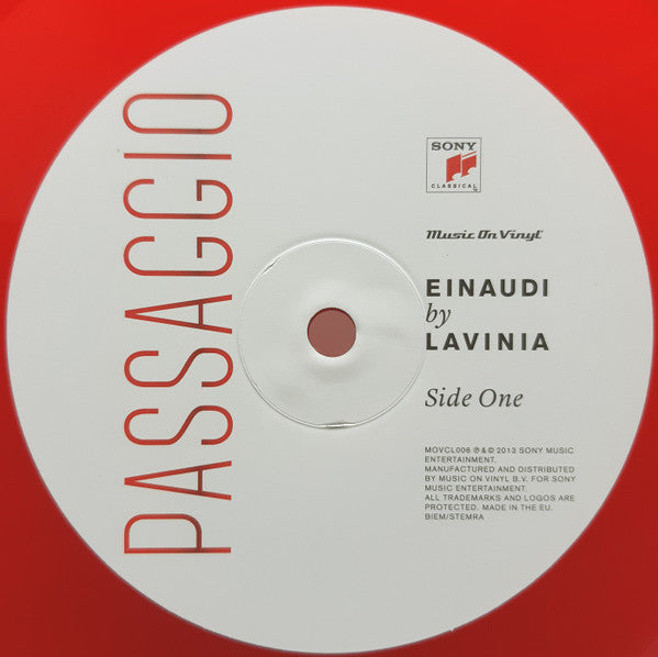 Ludovico Einaudi By Lavinia Meijer : Passaggio (LP, Album, Ltd, Num, RE, Red)
