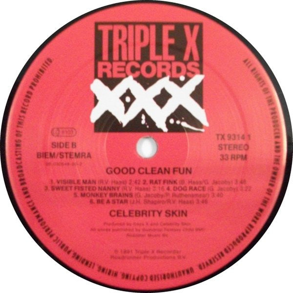 Celebrity Skin : Good Clean Fun (LP, Album)
