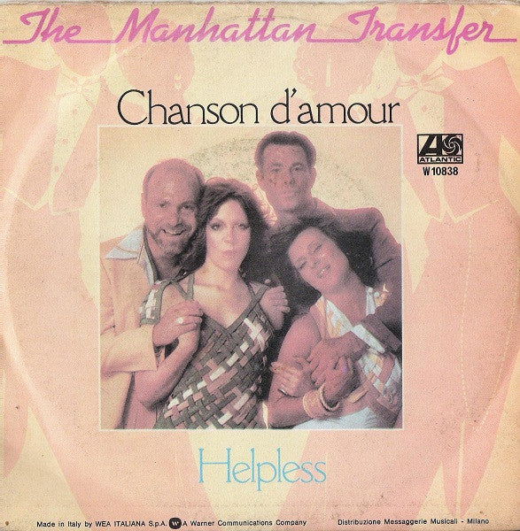 The Manhattan Transfer : Chanson D'Amour / Helpless (7")