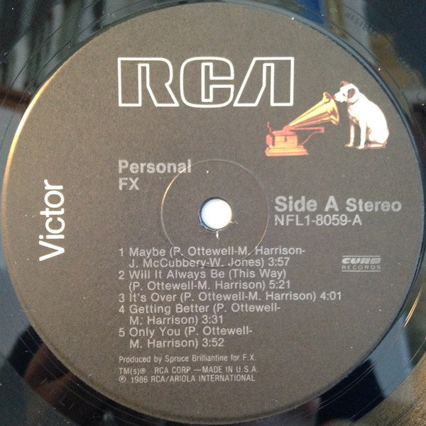 FX (7) : Personal (LP, Album)