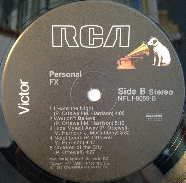 FX (7) : Personal (LP, Album)