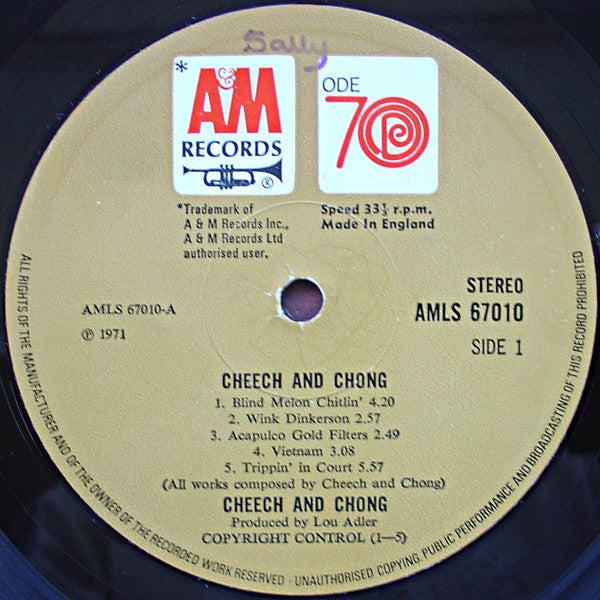 Cheech And Chong* : Cheech And Chong (LP, Album)