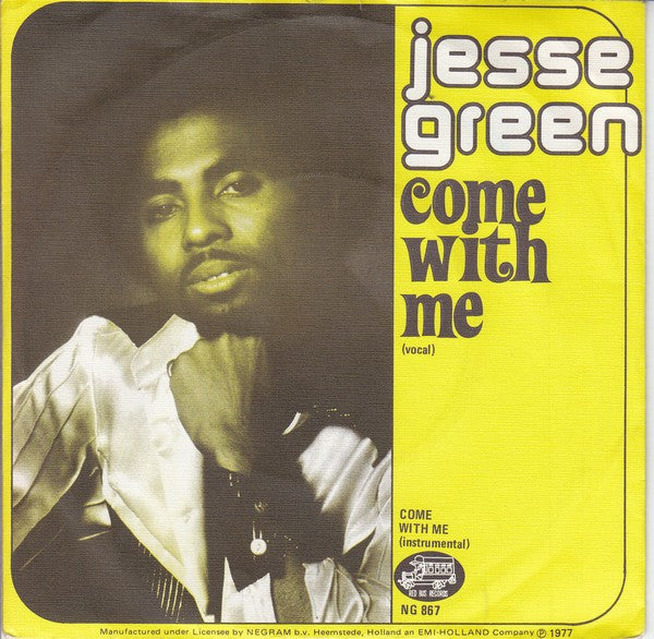 Jesse Green : Come With Me (7", Single)