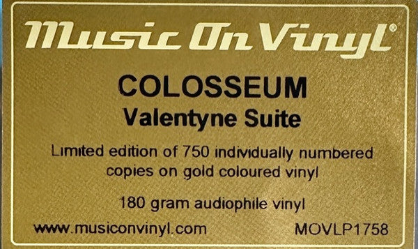 Colosseum : Valentyne Suite (LP, Album, RE, RM, Gol)