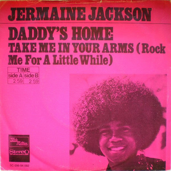 Jermaine Jackson : Daddy's Home (7", Single, Pin)