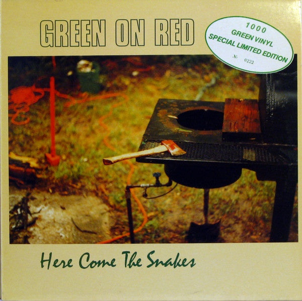 Green On Red : Here Come The Snakes (LP, Album, Ltd, Gre)