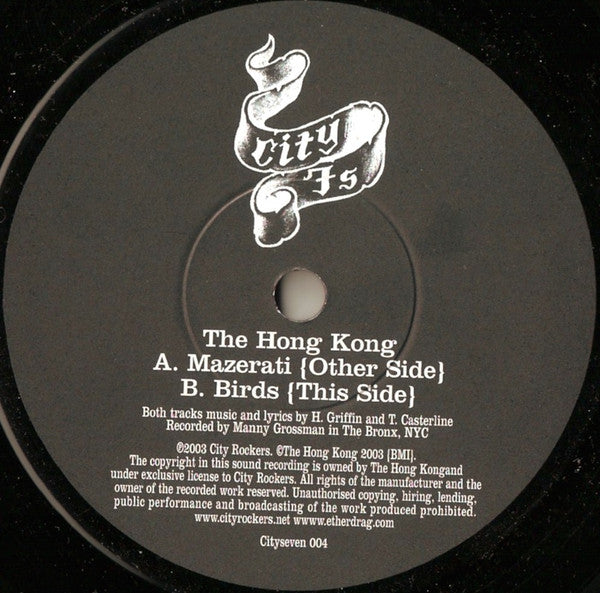 The Hong Kong : Mazerati (7")