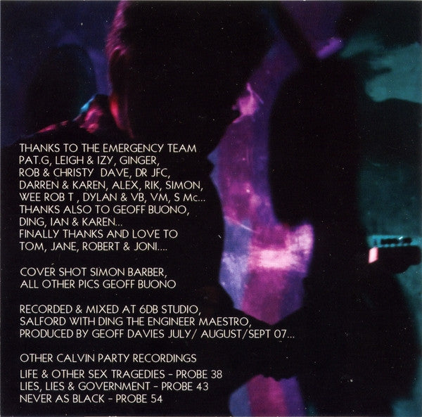 Calvin Party : Godard's Girlfriend (CD, Album)