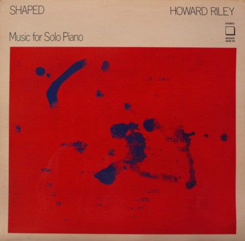 Howard Riley : Shaped (Music For Solo Piano) (LP, Album)