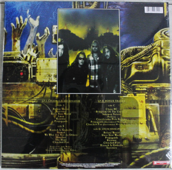 Sepultura : Chaos A.D. (LP, Album, RM + LP, Comp + RE, RP, Gat)