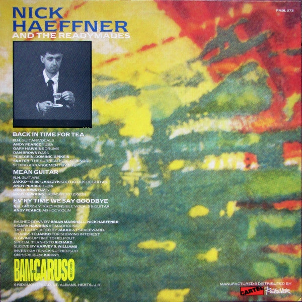 Nick Haeffner And The Readymades : Back In Time For Tea (12")