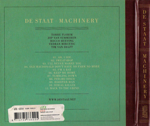 De Staat : Machinery (CD, Album)