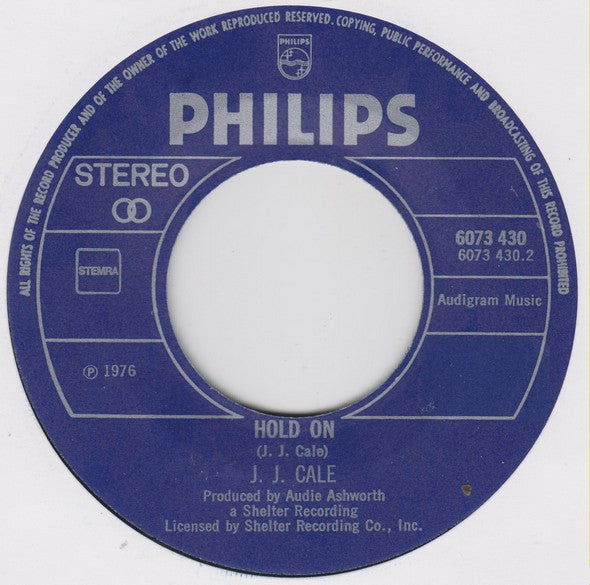 J.J. Cale : Cocaine (7", Single)