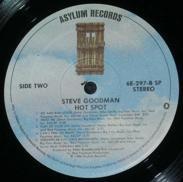Steve Goodman : Hot Spot (LP, Album, Spe)