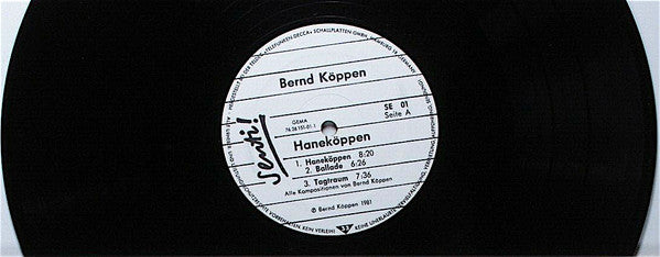Bernd Köppen : Haneköppen (LP, Album)
