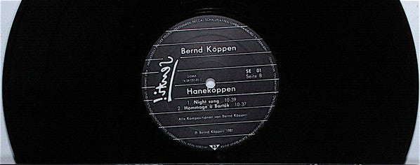 Bernd Köppen : Haneköppen (LP, Album)