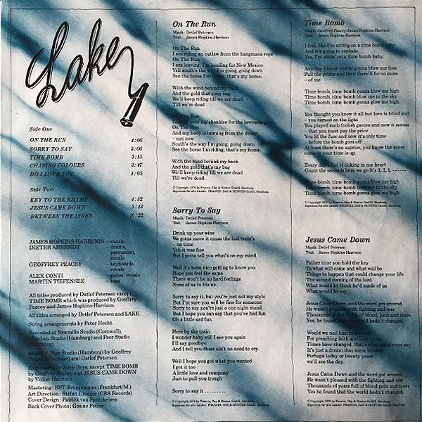 Lake (2) : Lake (LP, Album, 2nd)