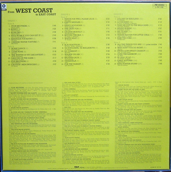 Various : From West Coast To East Coast (3xLP, Comp, RE + Box)