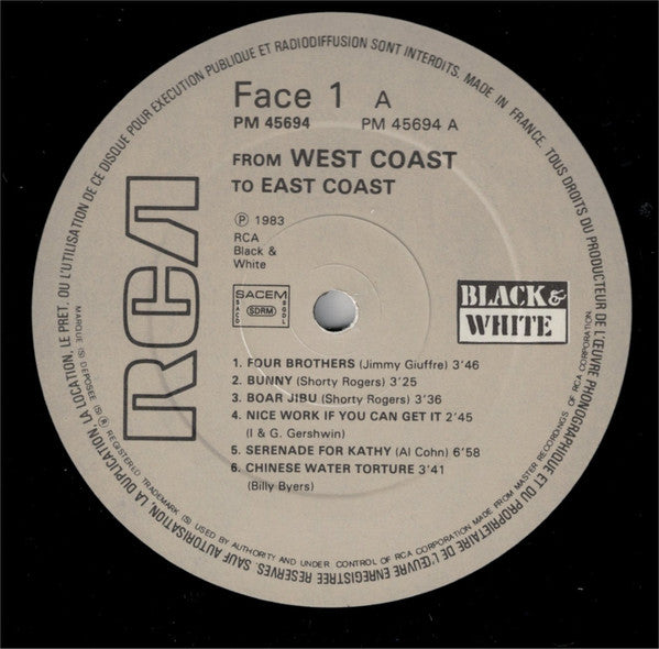 Various : From West Coast To East Coast (3xLP, Comp, RE + Box)