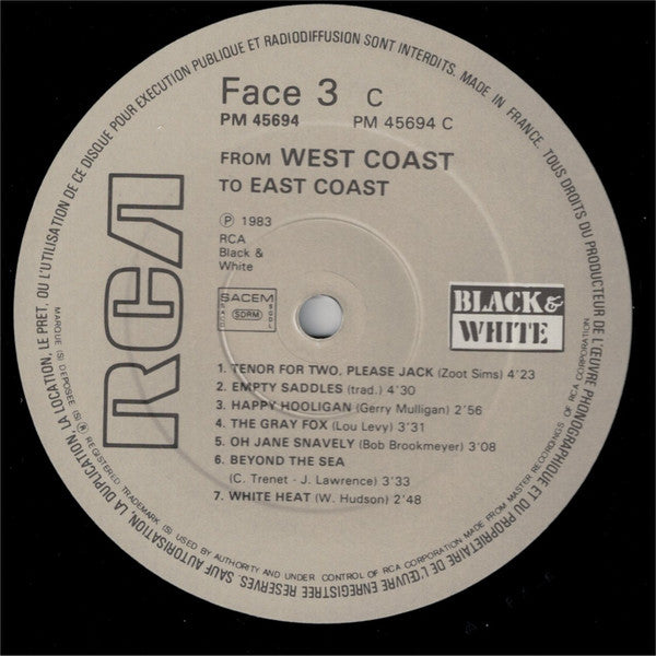 Various : From West Coast To East Coast (3xLP, Comp, RE + Box)