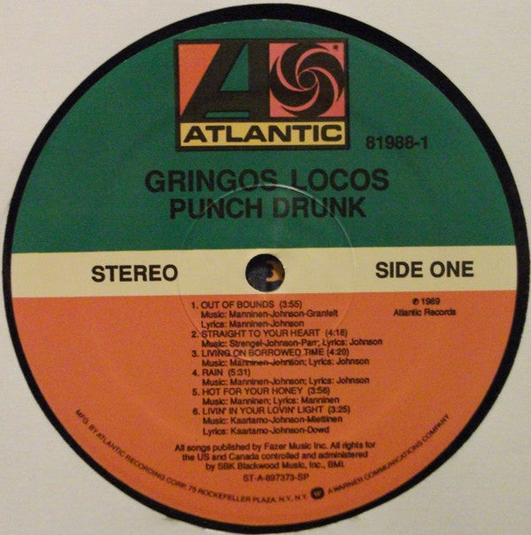 Gringos Locos : Punch Drunk (LP, Album)