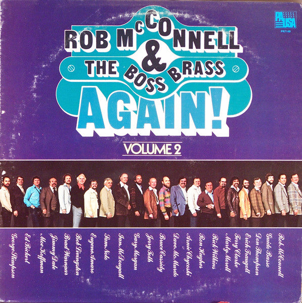 Rob McConnell & The Boss Brass : Again! Volume 2 (LP, Album)