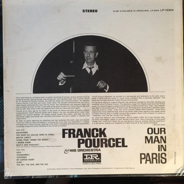 Franck Pourcel Et Son Grand Orchestre : Our Man In Paris (LP, Album)