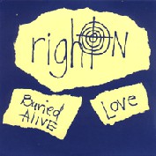 Right On (2) : Buried Alive / Love (7", Single, Blu)