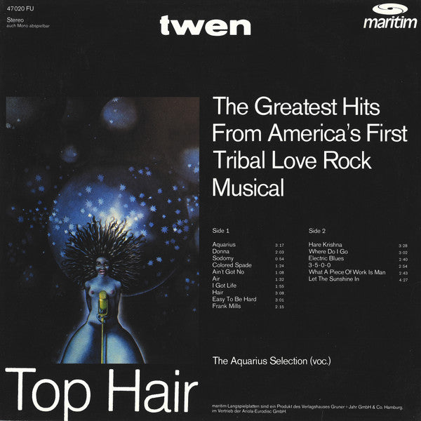 The Aquarius Selection : Top-Hair (LP, Album)
