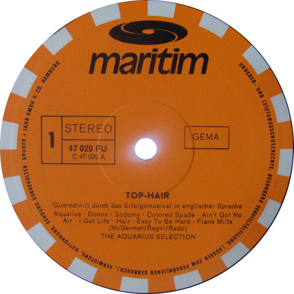 The Aquarius Selection : Top-Hair (LP, Album)