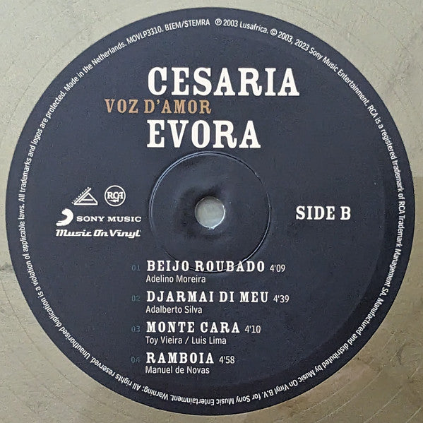 Cesaria Evora : Voz d'Amor  (2xLP, Album, Ltd, Num, RE, RM, Gol)