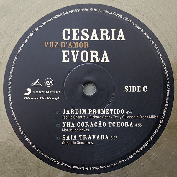 Cesaria Evora : Voz d'Amor  (2xLP, Album, Ltd, Num, RE, RM, Gol)
