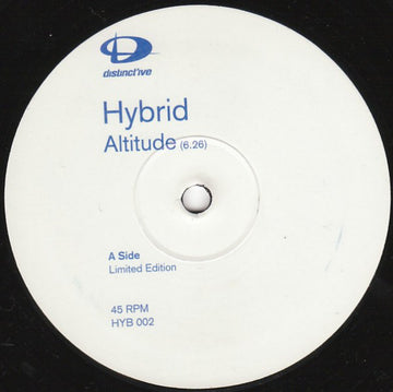 Hybrid : Altitude / Kill City (12", Ltd, Promo)